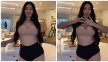 Simaria aposta em look ousado, faz dancinha na web e divide opiniões