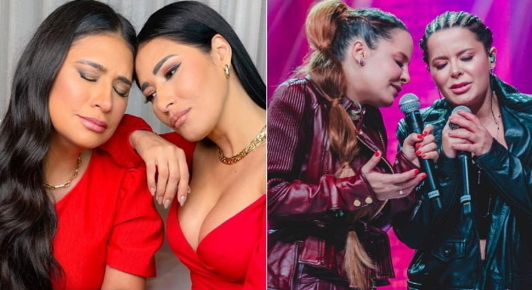 Pouco tempo depois, Simone e Simaria respondiam fãs no Instagram quando se depararam com uma pergunta sobre fazerem uma live em conjunto com Maiara e Maraisa. Simone então disparou: 