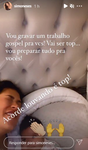 Simone, dupla de Simaria, promete gravar projeto gospel aos fãs