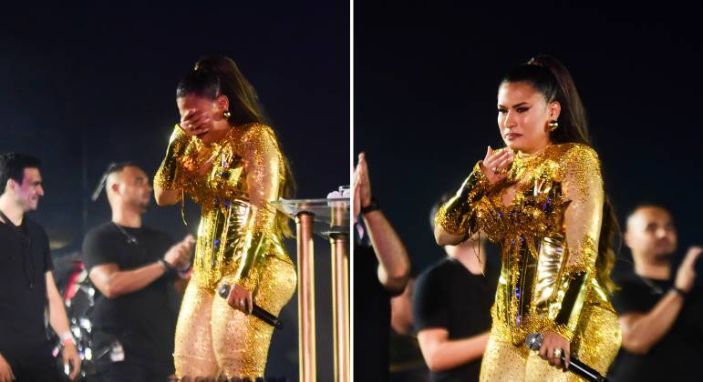 Simone Mendes chora em 1&ordm; show sem Simaria ap&oacute;s rompimento oficial -  Entretenimento - R7 Famosos e TV