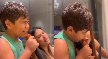 Simone e o filho provaram que o talento está no sangue