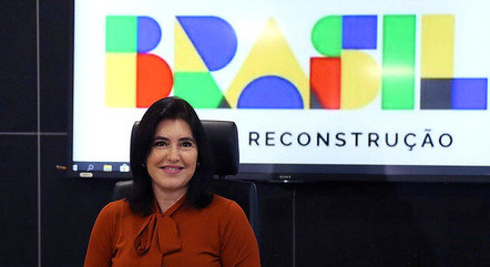 A ministra do Planejamento e Orçamento, Simone Tebet