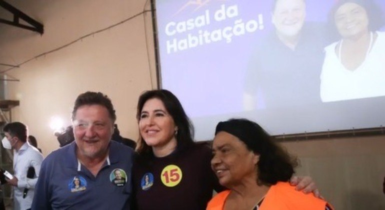 Simone Tebet esteve em São Paulo, para encontro político
