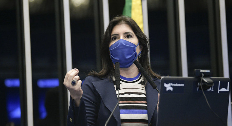 Para a senadora Simone Tebet (MDB-MS) a fala teve ironia e foi infeliz: "Lutamos há mais de um século"