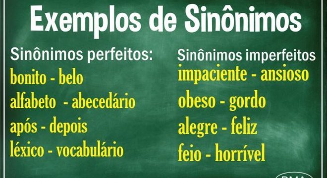 Sinônimo - o que é, significado e exemplos