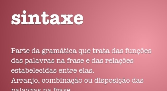 Sintaxe, o que é? Conheça as função e exemplos de como usar