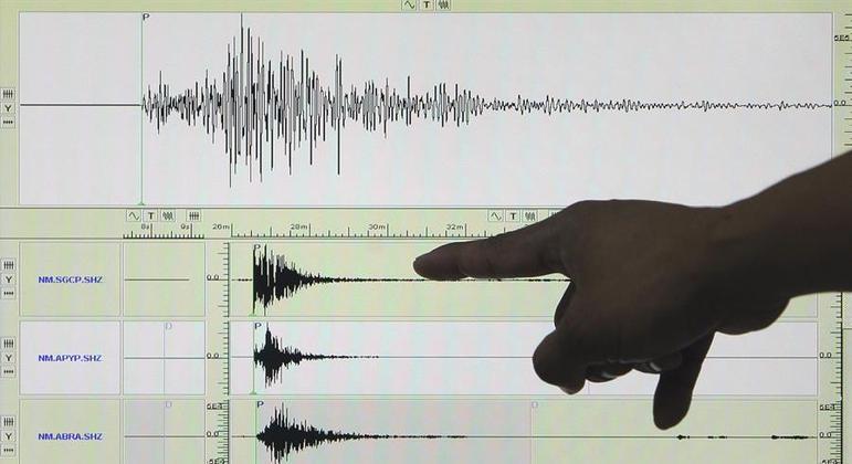 Aparelhos conhecidos como sismógrafos medem a intensidade dos terremotos