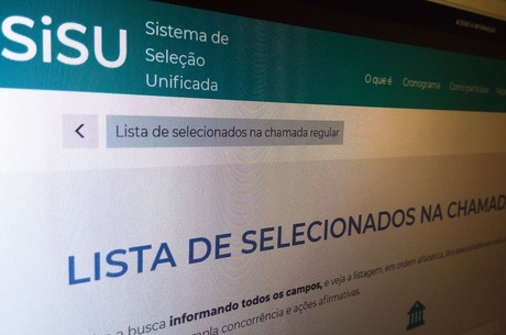 Confira o resultado do Sisu divulgado pelo MEC nesta terça