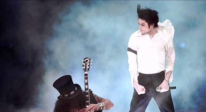 Slash e Michael Jackson