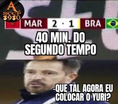 Sob o comando de Ramon Menezes, Brasil perde para o Marrocos por 2 a 1 e vira piada nas redes sociais.