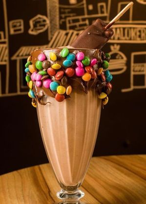 Milk Shake, sobremesa da Malokero Burger, de Paraisópolis