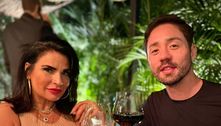 Solange Gomes posta foto de jantar com Rico: 'Reencontro de milhões'