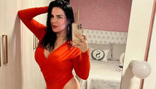 Solange Gomes, ex-peoa de 'A Fazenda 13', posta foto com body cavado e assume uso de Photoshop 