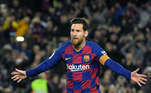 Soma do faturamento anual de Messi: 92 milhões de dólares de salário + 34 milhões de dólares de patrocínios