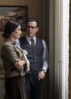 Sophie Charlotte e Rodrigo Lombardi em "O Anjo de Hamburgo"