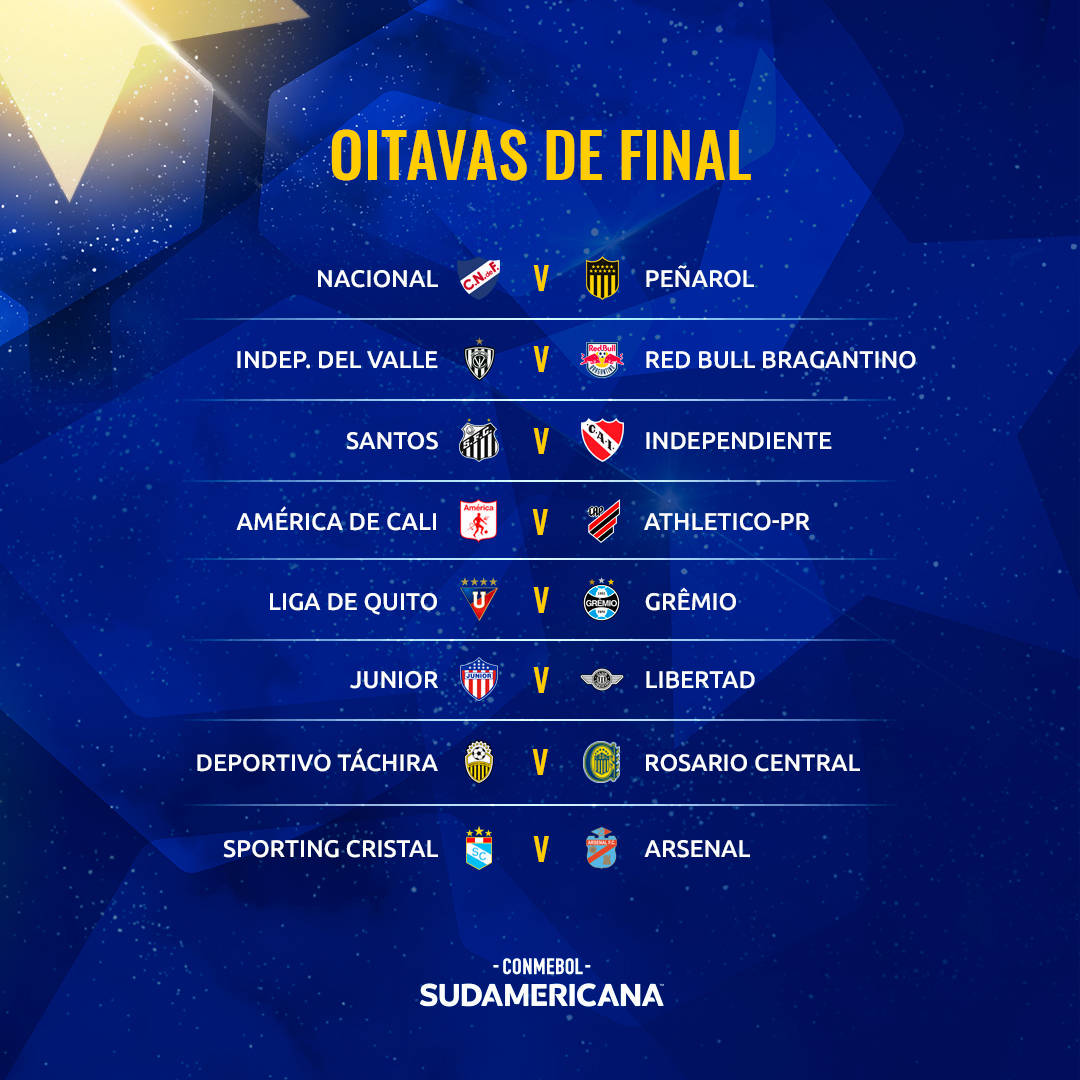 Conmebol define datas e horários dos confrontos das oitavas de final da Copa  Sul-Americana, copa sul-americana