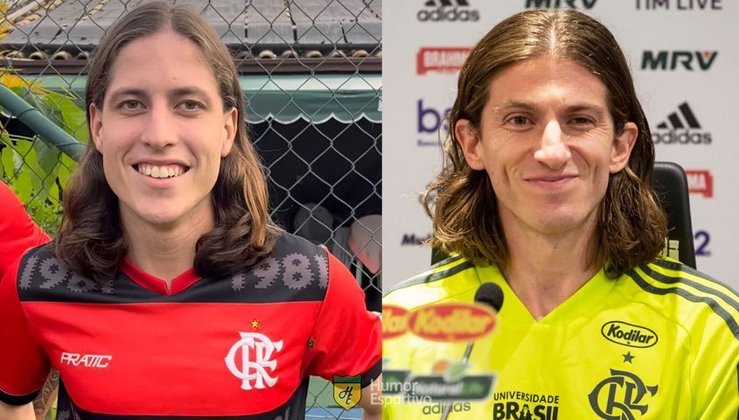 Sósias do Flamengo: Filipe Luis da Torcida - Instagram @filipeluisdatorcida