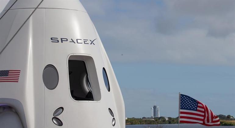 Foguete Falcon 9 foi lançado pela empresa SpaceX, do bilionário Elon Musk