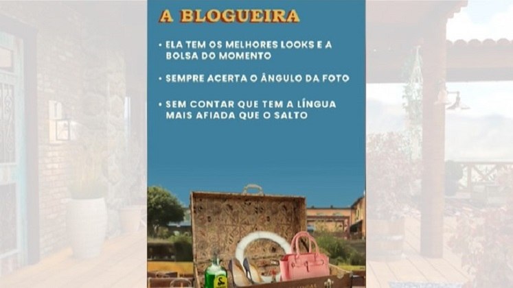 A primeira revelação foi sobre 