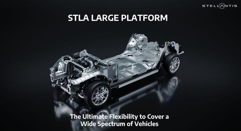 STLA Large também suporta sistemas de propulsão híbridos 