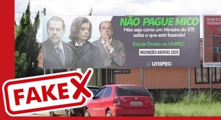 A foto acima é uma montagem
