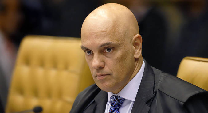 O ministro Alexandre de Moraes, que decidiu incluir o presidente em investigação