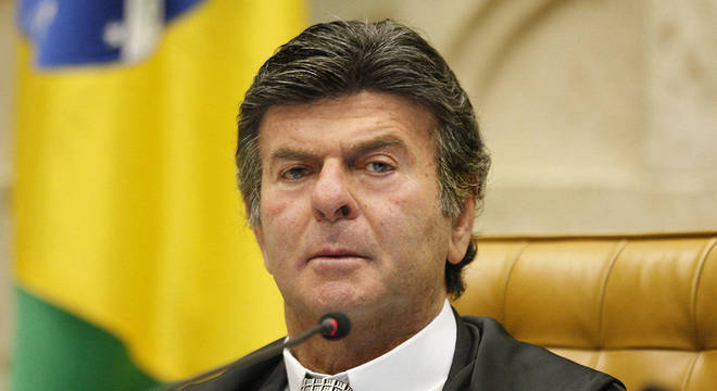 Na imagem, o ministro do STF Luiz Fux
