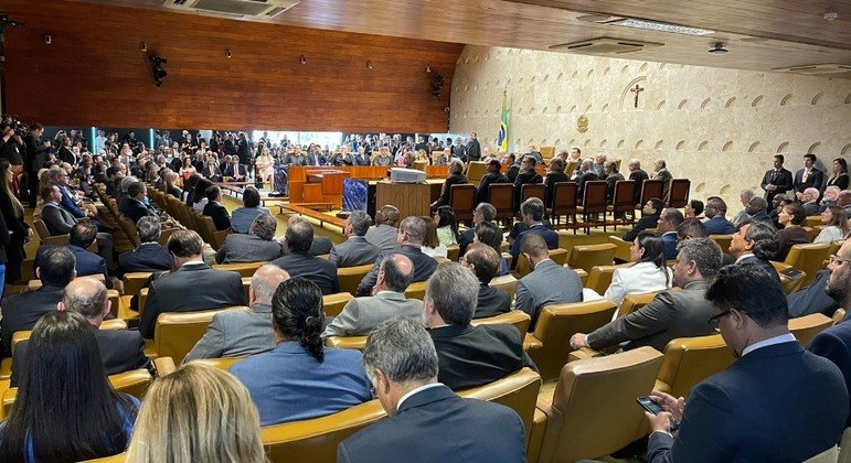 Plenário do STF durante a abertura do ano judiciário