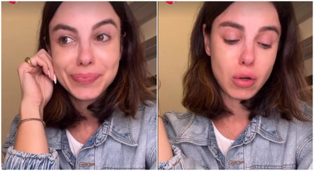 Sthefany Brito chora ao falar sobre irmão