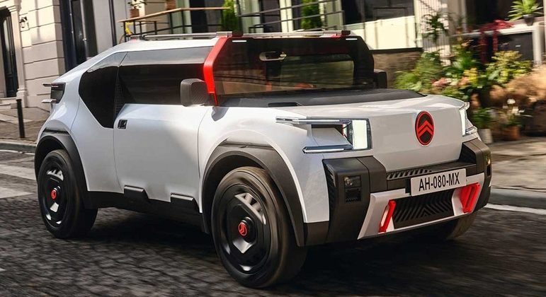 Citroën Oli é uma proposta de pick-up compacta com design arrojado e motorização elétrica