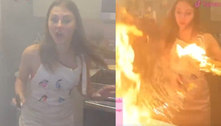 Influenciadora quase incendeia cozinha durante transmissão ao vivo: ‘Socorro!’