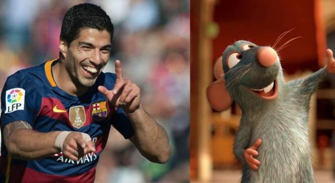 Suárez e Remy, personagem de Ratatouille
