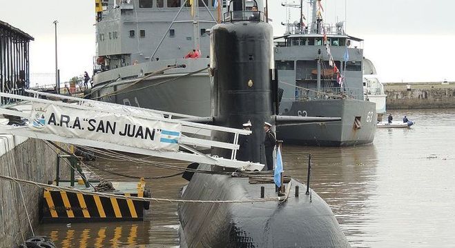 Destroços do submarino ARA San Juan está a mais de 900m de profundidade
