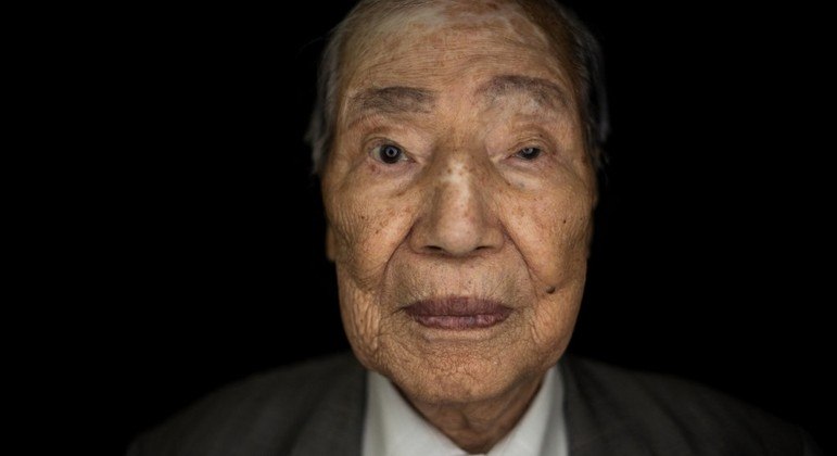 O japonês Sunao Tsuboi, defensor do desarmamento nuclear e sobrevivente de Hiroshima, morreu aos 96 anos