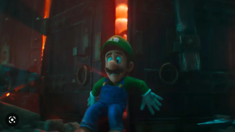 O filme também cita Luigi’s Mansion,jogo famoso do irmão do Mario lançado em 2001. É possível ouvir a música dojogo. Neste momento do longa, Luigi também usa uma lanterna exatamente como fazno game