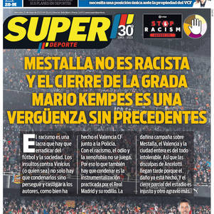 Capa do Superdeporte desta quarta (24)

