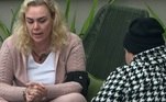 Mais calma que a amiga, Ana Paula foi se desculpar com os Donos. 'Muitas vezes, elas estavam conversando entre as duas e eu saía', justificou. Em seguida, avisou Faby sobre o papo e disse que a aliada estava 'exagerando'. 'Você acha que é manipulação e não é', apontou. A empresária lamentou: 'Eu sabia que eles iam entrar na sua mente'.