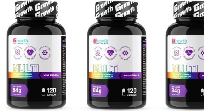 Multivitam\u00ednico Growth Supplements (super fonte de ...