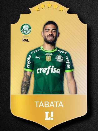 Tabata - 6,5 - Apesar do gol marcado, o camisa 11, substituto de Artur nesta noite, não fez uma boa partida. Participou de algumas jogadas, mas errou muitos passes que poderiam criar boas chances para o Palmeiras.