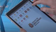 Alunos da rede municipal de ensino de SP recebem 100 mil tablets