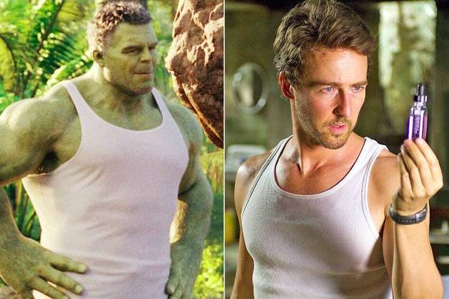 Talvez poucos se lembrem, mas Norton seria o Hulk da Marvel – ele havia interpretado o personagem no filme “O Incrível Hulk”, de 2008. Tudo deu ruim por conta do seu péssimo comportamento nos bastidores e ele acabou sendo substituído por Mark Ruffalo.