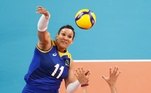 Tokyo 2020 Olympics - Volleyball - Women's Pool A - Serbia v Brazil - Ariake Arena, Tokyo, Japan – July 31, 2021. Tandara of Brazil in action. REUTERS/Carlos Garcia Rawlins
