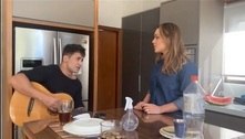 Tania Mara posta vídeo cantando com Tiago Piquilo e diz: 'Saudade' 