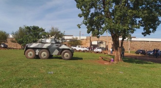 O governo paraguaio reforçou a segurança da prisão de Pedro Juan Caballero após a fuga dos presos