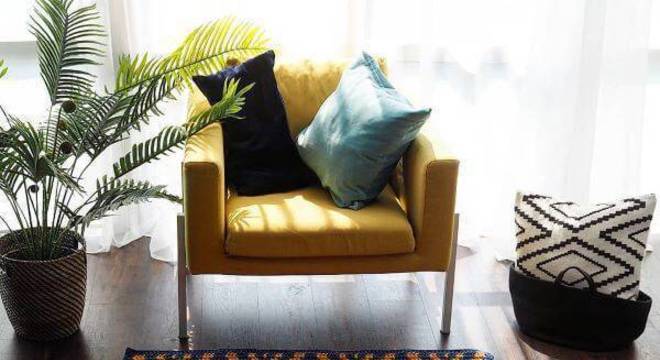 Tapete de crochê quadrado para sala de estar