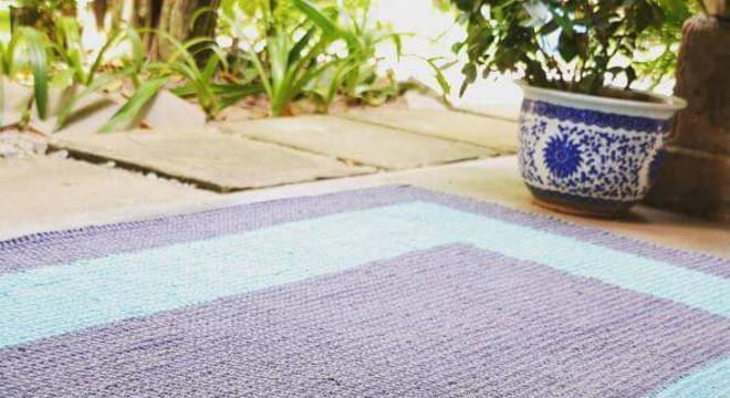 Tapete de crochê quadrado passo a passo