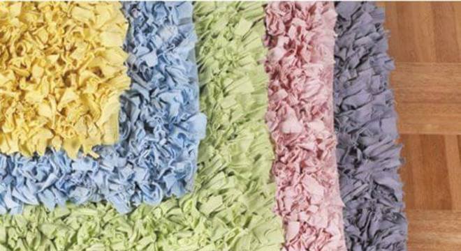 Tapete frufru quadrado