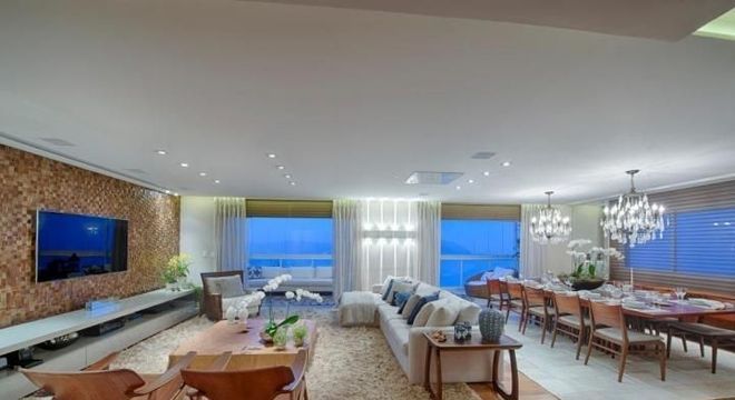 tapete medusa - sala de estar com tapete felpudo 