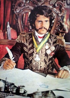 Tarcísio Meira é D. Pedro I no filme   “Independência ou Morte”