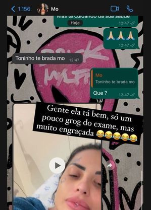 Print publicado por Thomaz da conversa com Tati